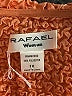 Rafael 100% Polyester Tweed Orange Long Sleeve Blouse Size 1X - photo 7