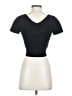 Babaton Black Short Sleeve Top Size XXS - photo 2