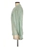 Glam 100% Polyester Green Long Sleeve Blouse Size M - photo 5