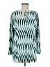 Alfani Teal Long Sleeve Blouse Size M - photo 1