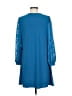 CeCe Solid Blue Casual Dress Size M - photo 2