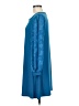CeCe Solid Blue Casual Dress Size M - photo 5