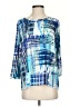 Assorted Brands Blue 3/4 Sleeve Blouse Size S - photo 1