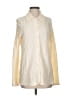 MNG Color Block Ivory Long Sleeve Blouse Size S - photo 1
