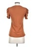 T Tahari Brown Short Sleeve Top Size XS - photo 2