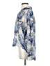 Free People 100% Polyester Print Blue Long Sleeve Blouse Size S - photo 5