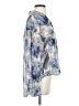 Free People 100% Polyester Print Blue Long Sleeve Blouse Size S - photo 4