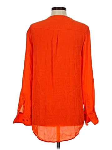 Adriano Goldschmied Long Sleeve Silk Top (view 2)