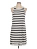 Splendid Stripes Gray Casual Dress Size L - photo 1