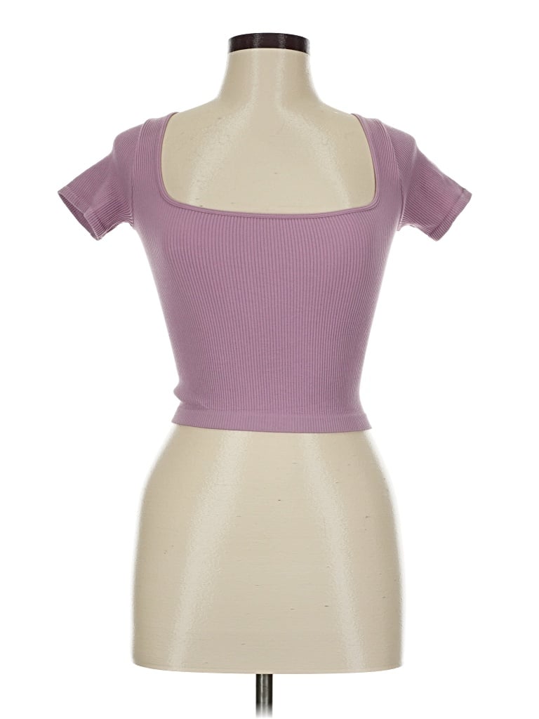 Pre-owned Dynamite Tube Top Purple Strapless Neckline Tops