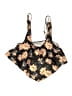 Unbranded Floral Black Swimsuit Top Size L - photo 1
