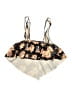 Unbranded Floral Black Swimsuit Top Size L - photo 2