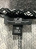 AGB Houndstooth Black Casual Dress Size 14 - photo 7
