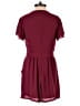 Express 100% Polyester Solid Burgundy Romper Size 2 - photo 2