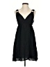 Backless 100% Polyester Solid Black Cocktail Dress Size S - photo 1