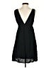 Backless 100% Polyester Solid Black Cocktail Dress Size S - photo 2