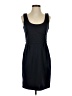 Aqua Solid Black Casual Dress Size S - photo 1