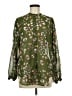 Max Studio 100% Polyester Green 3/4 Sleeve Blouse Size M - photo 1