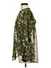 Max Studio 100% Polyester Green 3/4 Sleeve Blouse Size M - photo 5