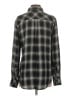 Current/Elliott 100% Rayon Plaid Black Long Sleeve Blouse Size Sm (1) - photo 2