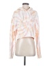 Wesley 100% Pima Cotton Tie-dye White Pullover Hoodie Size S - photo 1
