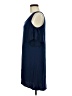 Adrienne Solid Blue Casual Dress Size M - photo 5