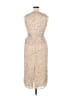 Mac Duggal 100% Polyester Tweed Tan Cocktail Dress Size 10 - photo 2