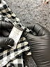 BeachLunchLounge Checkered-gingham Black Long Sleeve Button-Down Shirt Size L - photo 8