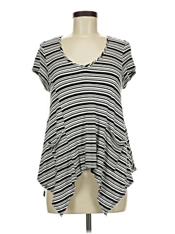 Buttons Short Sleeve Top (view 1)