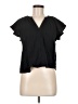 Universal Thread 100% Cotton Black Short Sleeve Blouse Size M - photo 1