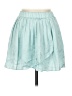 LA Hearts 100% Polyester Solid Teal Casual Skirt Size M - photo 1