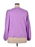 Unbranded Purple 3/4 Sleeve Blouse Size XXL - photo 2
