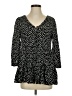 Maeve 100% Rayon Polka Dots Black 3/4 Sleeve Blouse Size S - photo 1