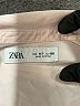 Zara 100% Cotton Ivory Long Sleeve Button-Down Shirt Size 6 - 7 - photo 3