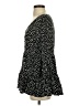 Maeve 100% Rayon Polka Dots Black 3/4 Sleeve Blouse Size S - photo 5