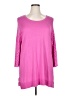 Sejour Pink Pullover Sweater Size 1X - photo 1