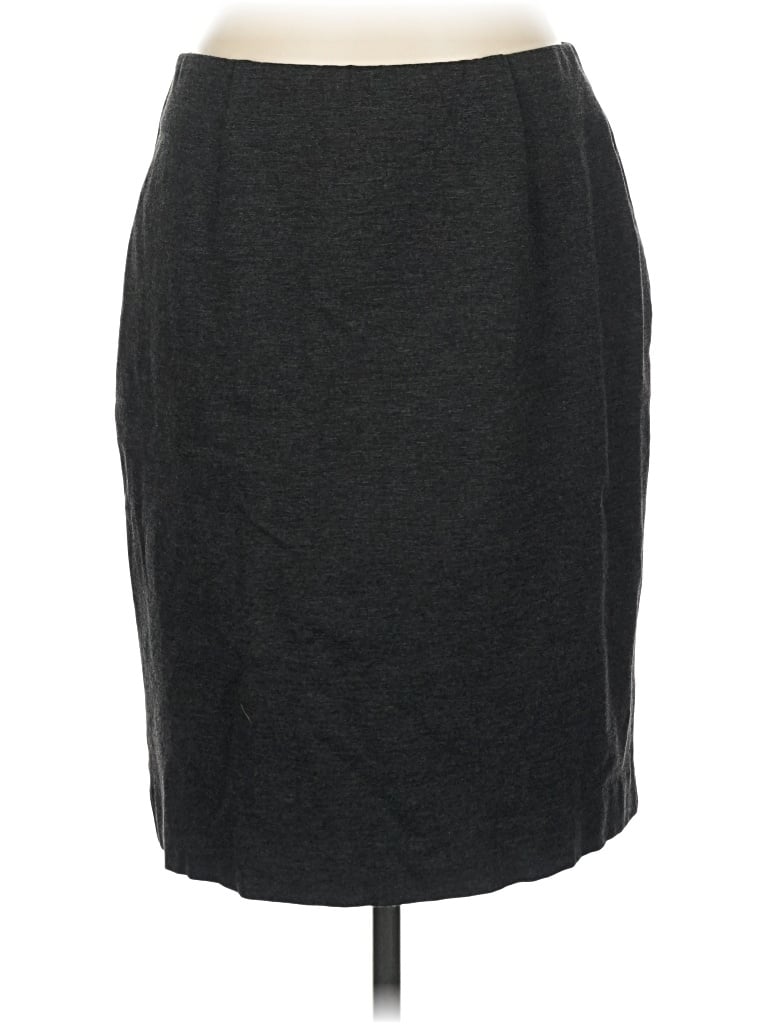 Pre-owned Jjill Casual Skirt In Gray