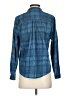 Joie 100% Cotton Plaid Blue Long Sleeve Button-Down Shirt Size XS - photo 2