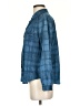 Joie 100% Cotton Plaid Blue Long Sleeve Button-Down Shirt Size XS - photo 5