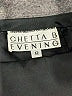 Chetta B 100% Polyester Solid Black Formal Skirt Size 12 - photo 4
