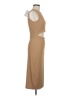 Prettygarden Solid Tan Cocktail Dress Size M - photo 4