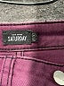 Kate Spade Saturday Color Block Burgundy Jeggings Size 26 waist - photo 6