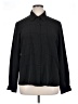 Eliza J 100% Polyester Houndstooth Black Long Sleeve Blouse Size 14 - photo 1