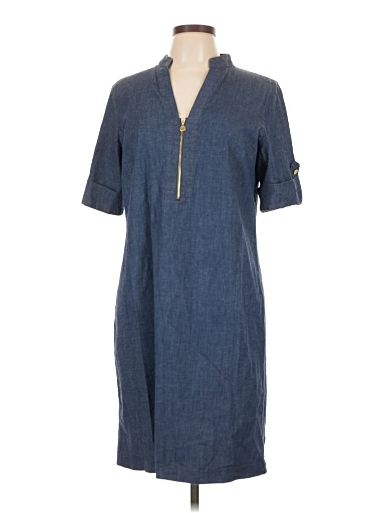 Pre-owned Anne Klein Casual Dress In Blue