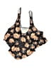 Unbranded Floral Black Swimsuit Top Size XXL - photo 1