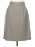 Blue Ice 100% Wool Solid Gray Wool Skirt Size 8 - photo 1