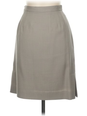 Blue Ice Wool Skirt (view 2)