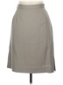 Blue Ice 100% Wool Solid Gray Wool Skirt Size 8 - photo 2