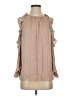Alice & Trixie Tan Sleeveless Blouse Size S - photo 1