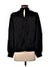 Assorted Brands 100% Polyester Black Long Sleeve Blouse Size 2 - photo 2